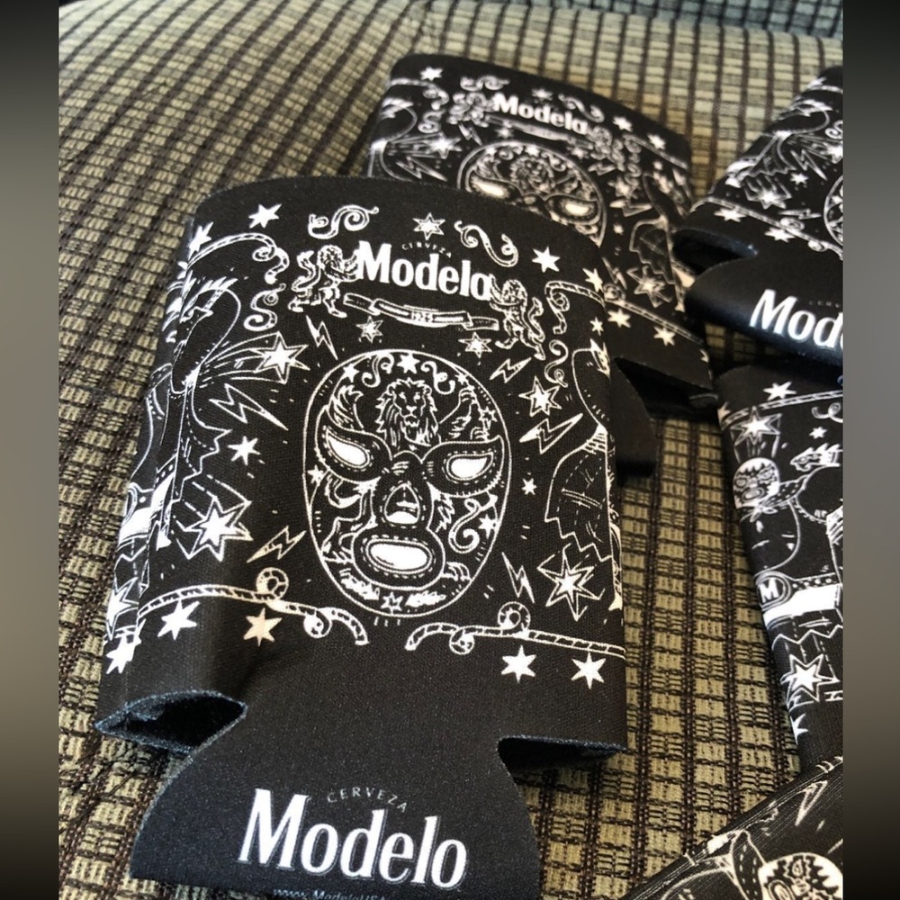 NWOT 6pc Modelo Especial Rare Skeleton 12oz Can Koozie Coolers